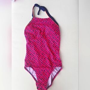 NIKE NWOT Swim One-Piece Swimsuit - Pink and Blue